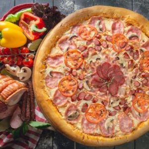 Pizza 50cm Spéciale (4 Viandes)